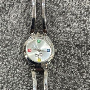 M&M's Silver Watch Fossil